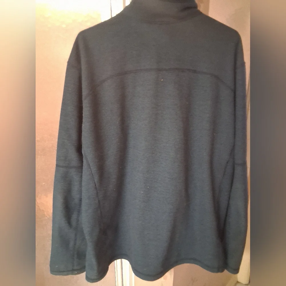 The North Face Heathered Blue Full-Zip Jacket Mens XL